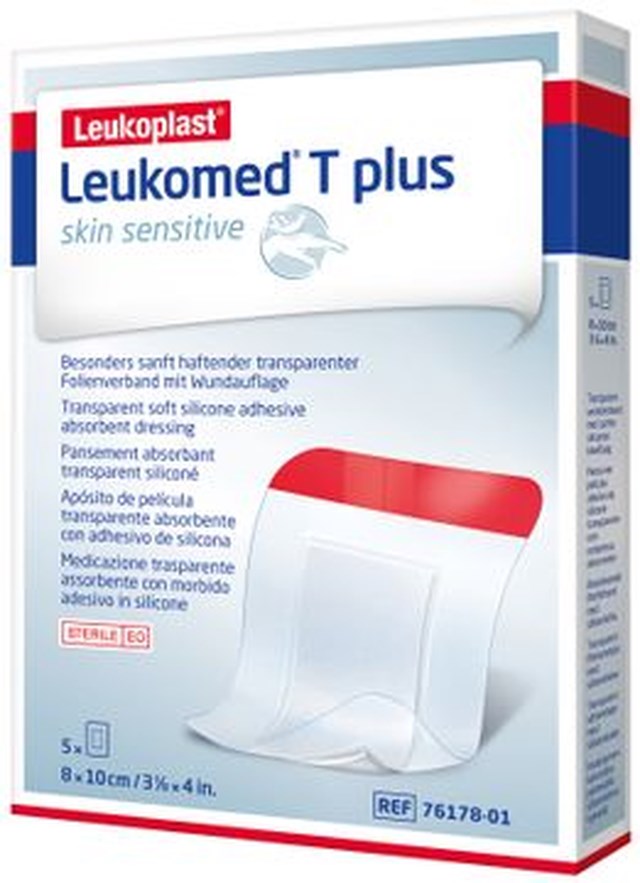 Sårförband Leukomed T Plus Skin Sensitive  8 x 10cm 5-P - 1