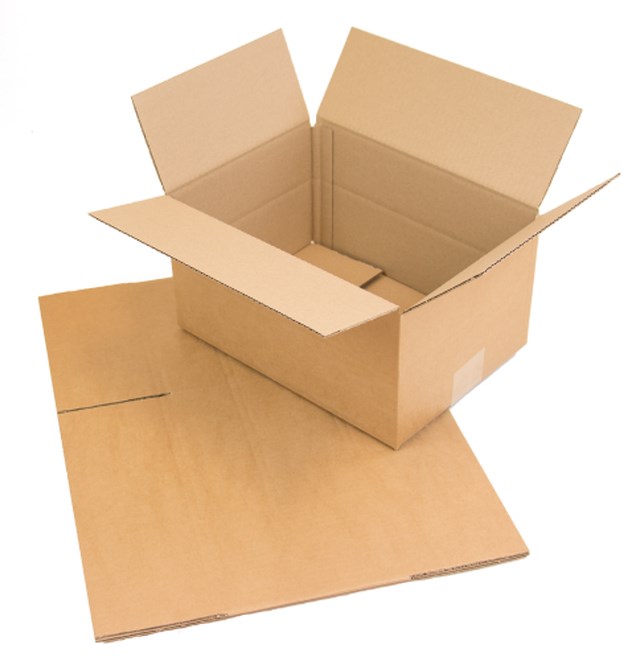 Wellpapplåda 0201 400X400X300mm dubbelwell - 400x400x300mm - 1