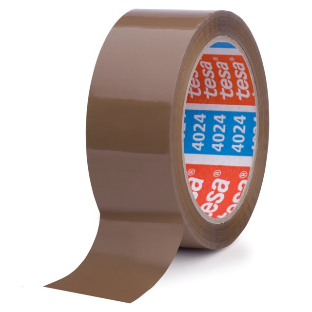 Packtejp Tesa 4024 38mm x 66m brun - 38mmx66m - 1