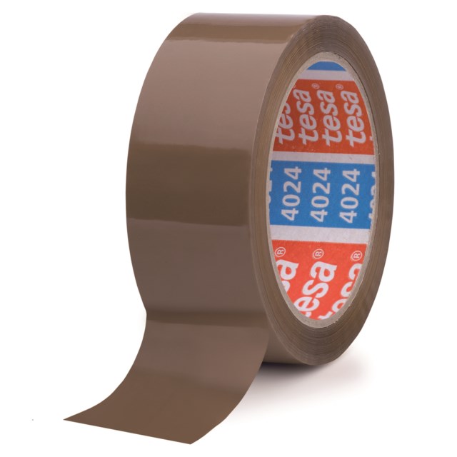 Packtejp Tesa 4024 50mm x 66m brun - 50mmx66m - 1