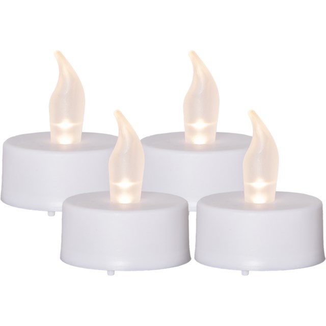 LED Värmeljus 4-p Paulo Vit - 1
