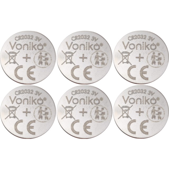 Batteri 6-pack CR2032 - 1