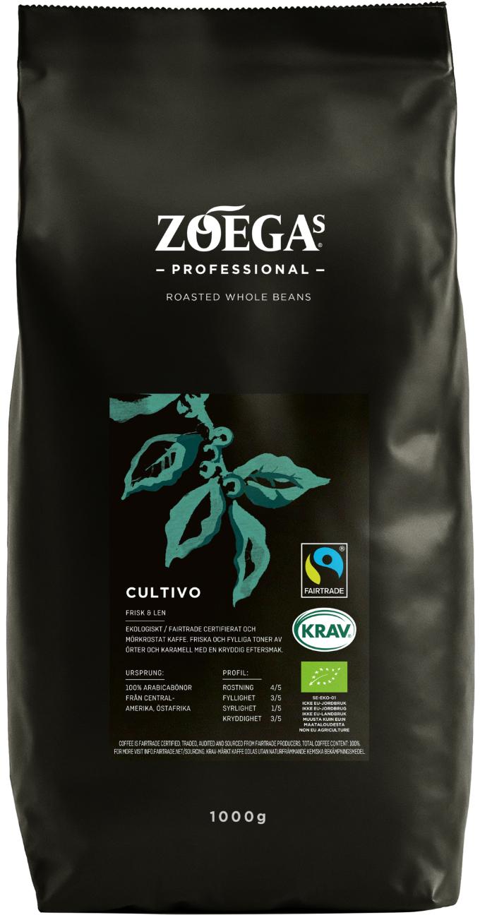 Kaffe Zoégas Cultivo bönor 1000 g - Fika, Dryck & Kök - Kaffe & Drycker - Kaffe Brygg & Kok