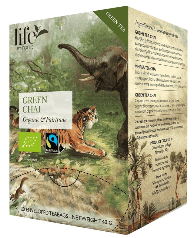 Te LIFE BY FOLLIS Grönt Chai 20/fp - 1