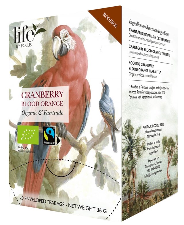 Te LIFE BY FOLLIS Tranbär blodapelsin 20/fp - 1
