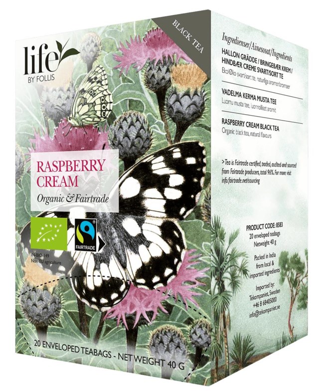 Te LIFE BY FOLLIS Hallon grädde 20/fp - 1