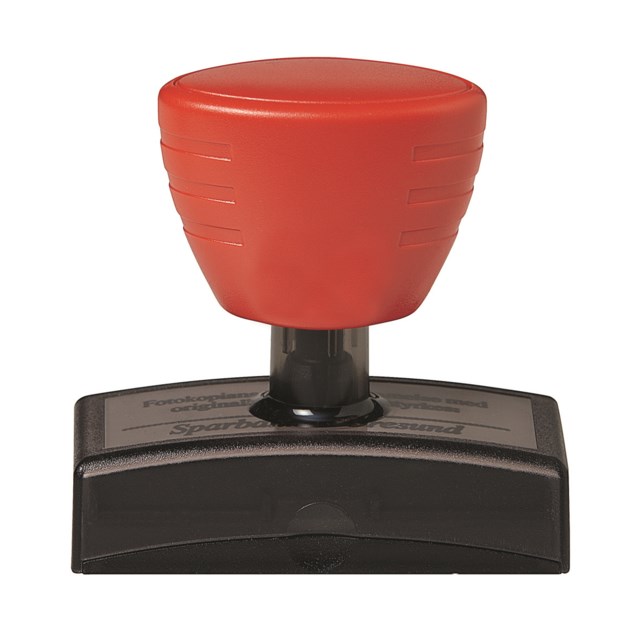 Stämpel UniStamp 37x11mm svart - 37x11mm - 1