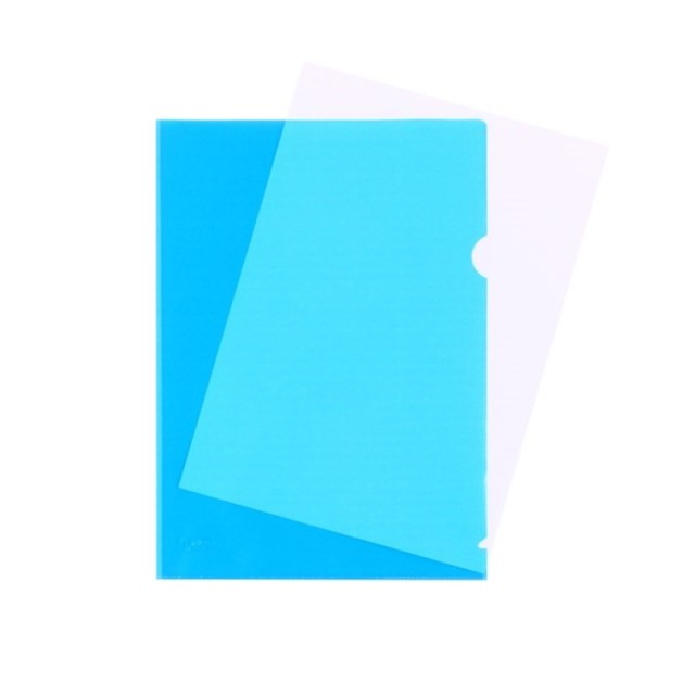 Aktmapp PP A4 0,11 blå 100/fp - A4 - 1