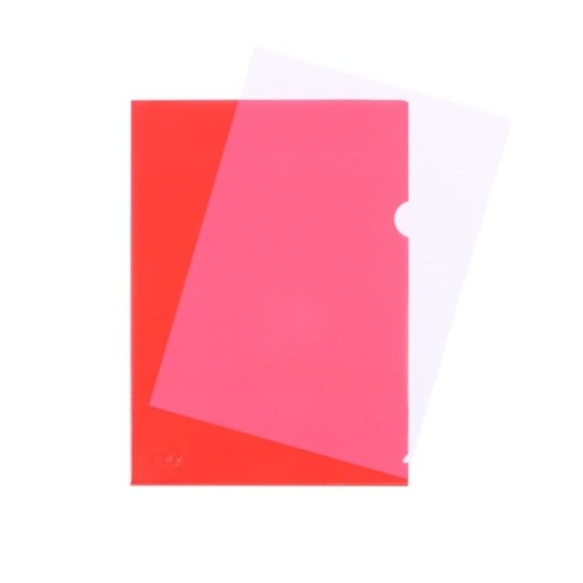 Aktmapp PP A4 0,11 röd 100/fp - A4 - 1