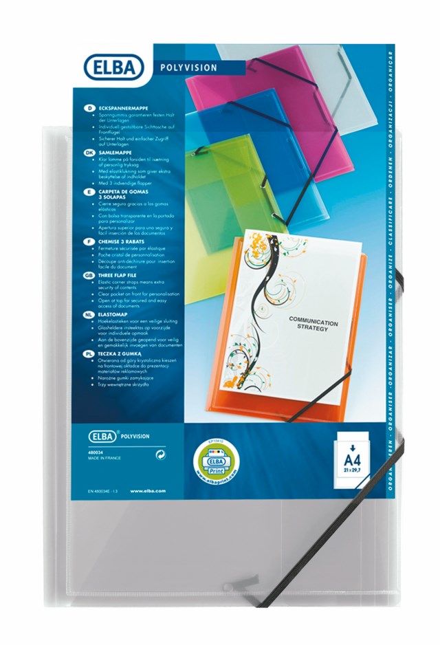 Snoddmapp Elba Polyvision A4 transparent - A4 - 1