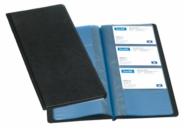 Visitkortsbok svart - 1