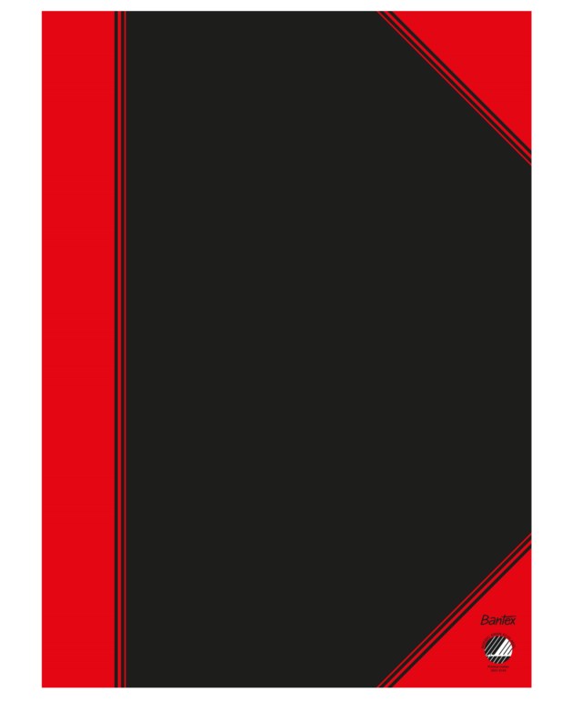 Kinabok A4 svart/röd - A4 - 1