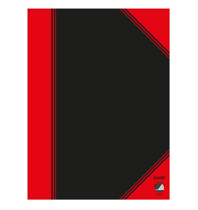 Kinabok A6 svart/röd - A6 - 1