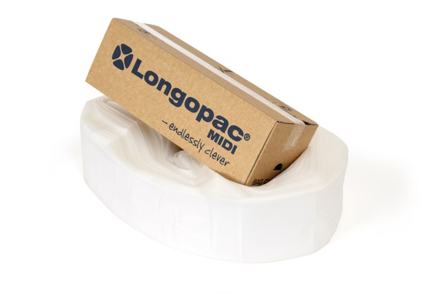 Sopsäcksslang Longopac Midi transparent - 85m - 1