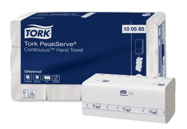 Pappershandduk Tork H5 PeakServe 4920st/krt - 1