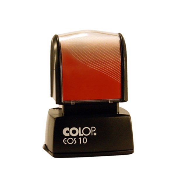 Stämpel Colop EOS 10 27x12mm svart - 27x12mm - 1