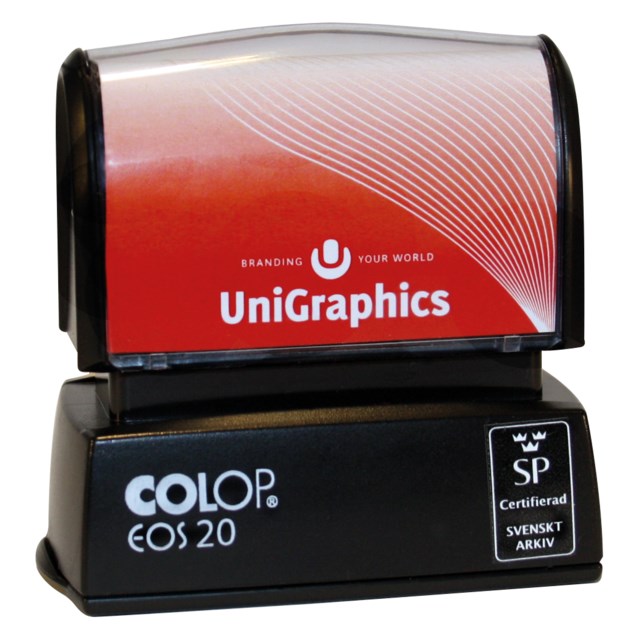 Stämpel Colop EOS 20 38x14mm svart - 38x14mm - 1