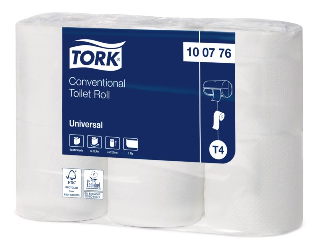 Toalettpapper Tork Universal T4 1-Lag 48rl/krt - 1