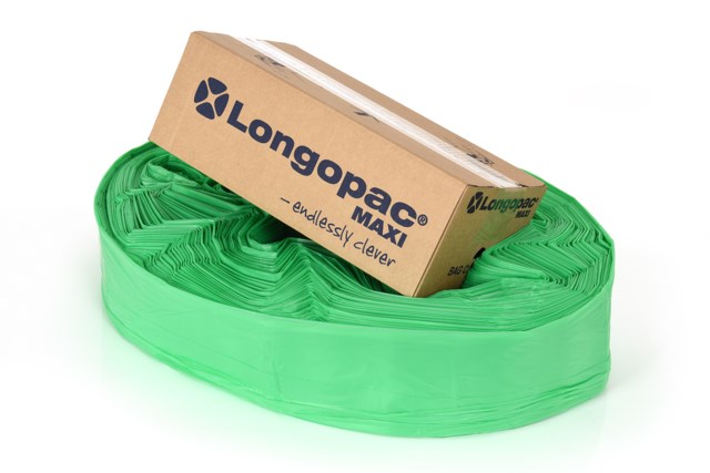 Sopsäcksslang Longopac Maxi grön - 110m - 1