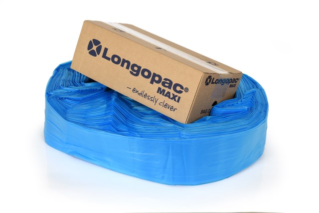 Sopsäcksslang Longopac Maxi blå - 110m - 1