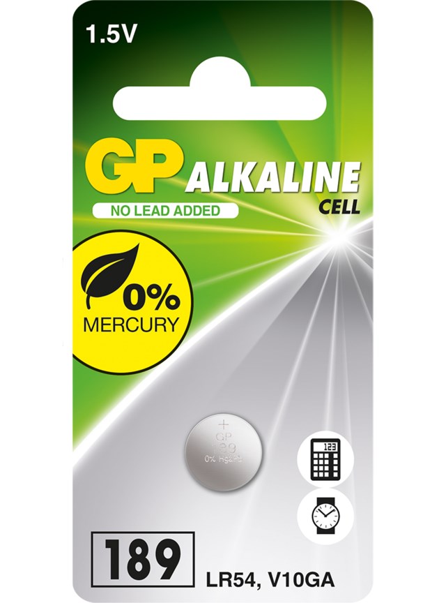 Knappcellsbatteri GP LR54/LR1130 - 1