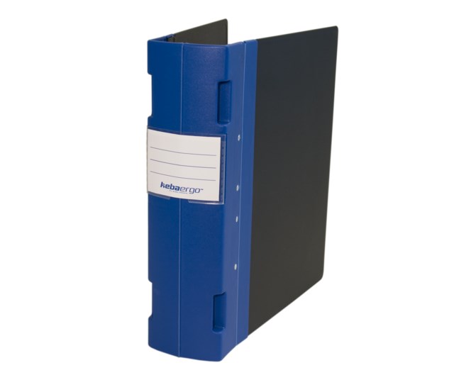Gaffelpärm Keba Ergo A4 80mm blå - A4 - 1
