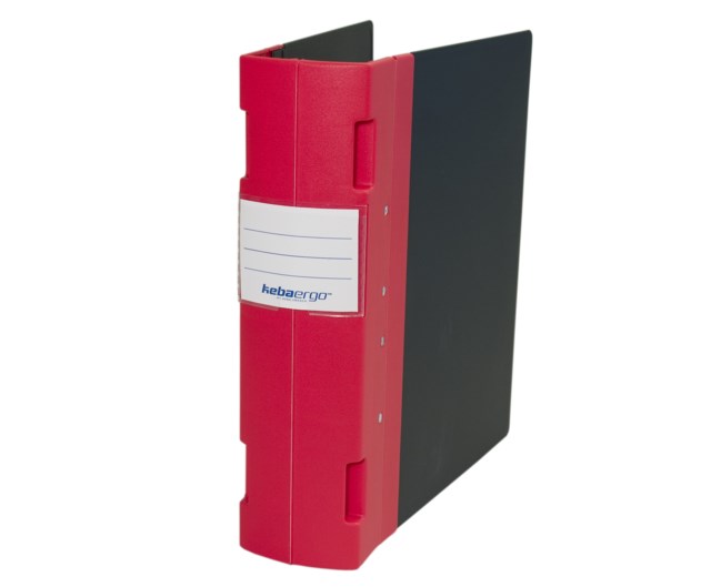 Gaffelpärm Keba Ergo A4 80mm röd - A4 - 1