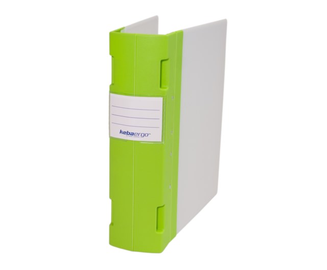 Gaffelpärm Keba Ergo A4 80mm lime - A4 - 1