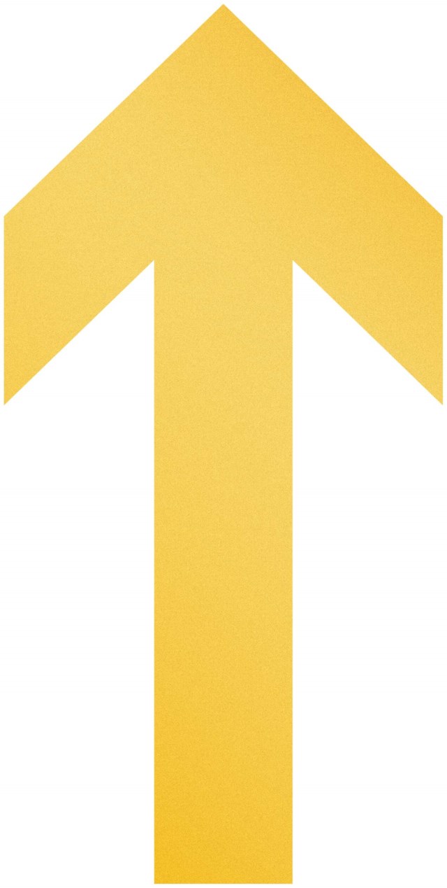 Golvmarkering  "Pil", borttagbar - 1