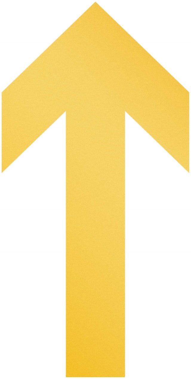 Golvmarkering "Pil", borttagbar - 1