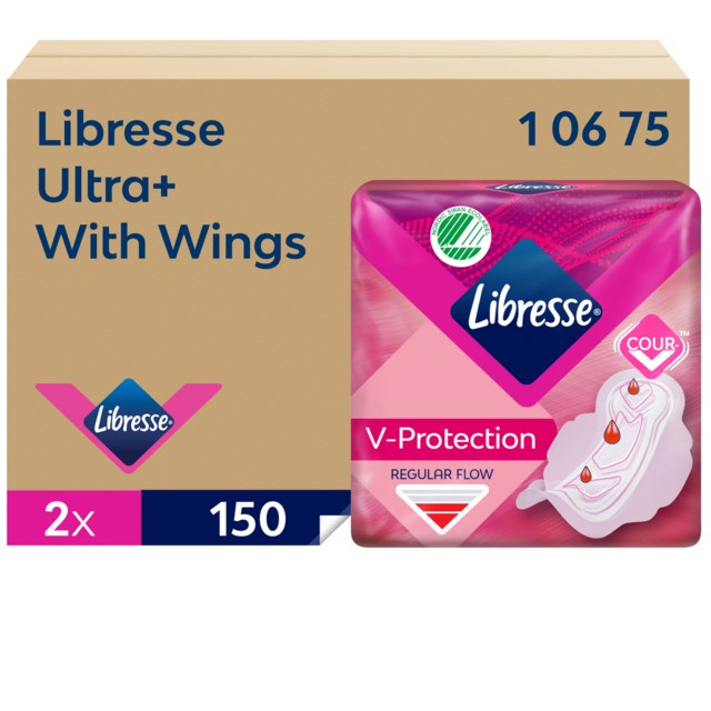 Bindor Libresse Ultra+ refill till Tork Dispenser 2x150/krt - 1