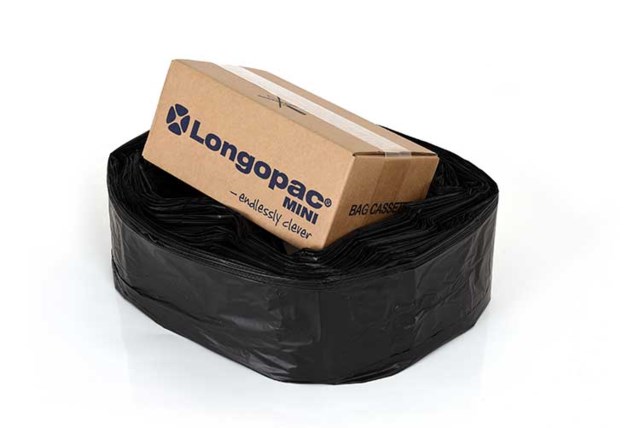 Sopsäcksslang Longopac Mini svart - 60m - 1
