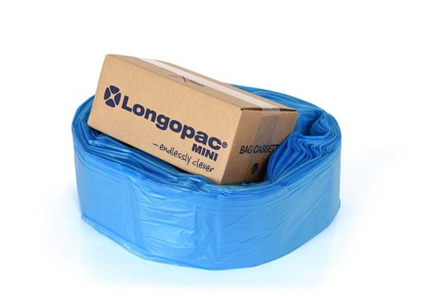 Sopsäcksslang Longopac Mini blå - 60m - 1