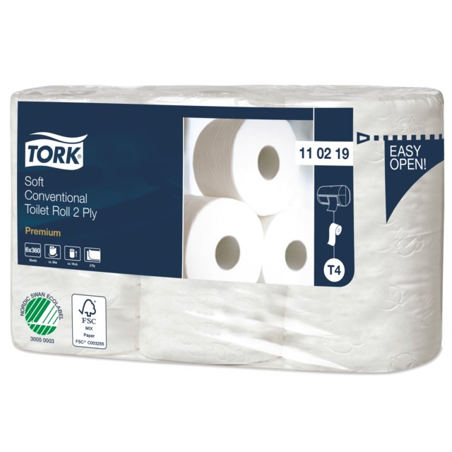 Toalettpapper Tork T4 Premium 2-lags 42st/fp - 1
