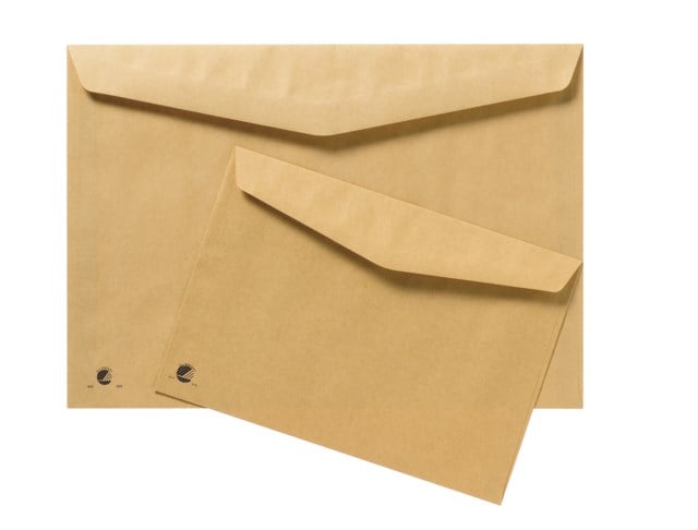 Kuvert C5 brun fukthäftande 500/fp - C4 - 1
