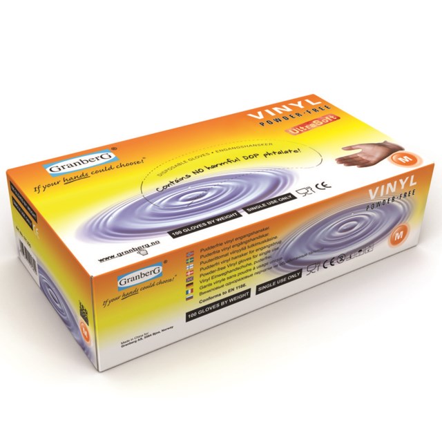 Engångshandskar Vinyl - M - 1