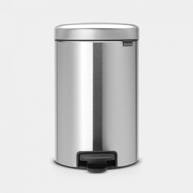 Pedalhink Brabantia NewIcon 12L mattborstat stål FPP - 411x251x251mm - 1