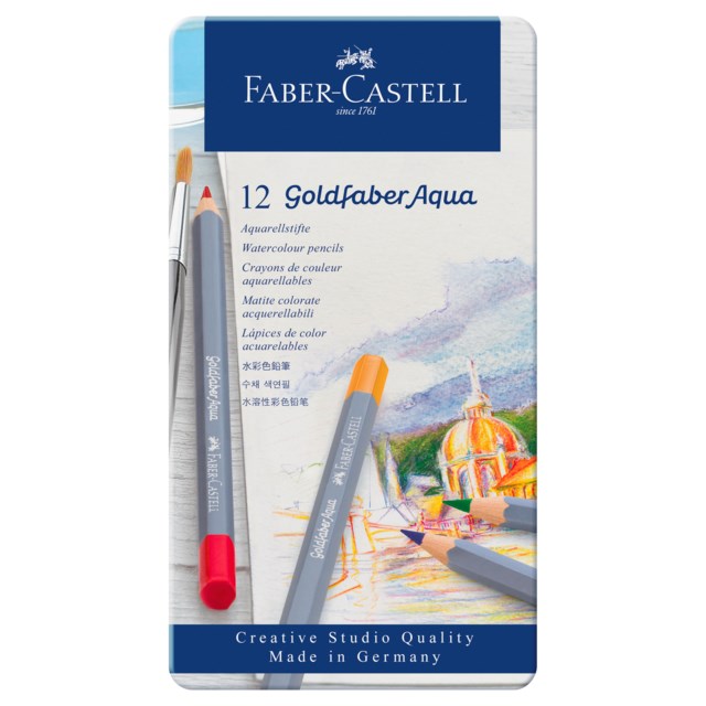 Akvarellpenna Faber-Castell Art Grip 12st/fp - 1