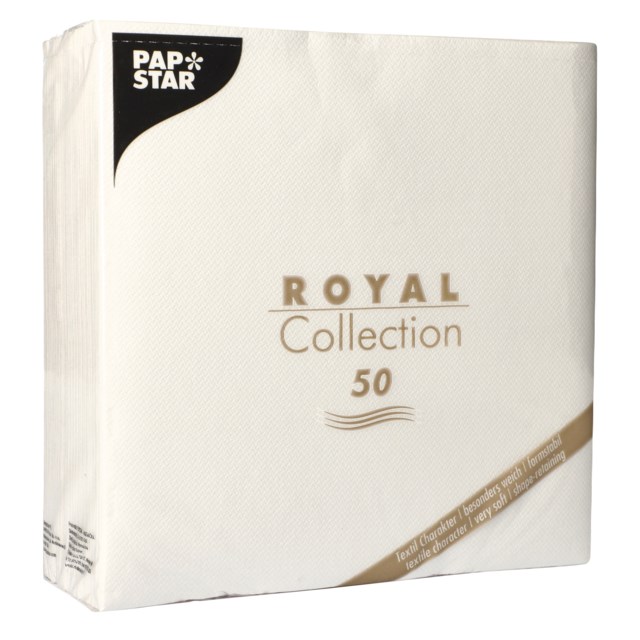 Servett Premium 40x40 cm vit 50/fp - 400x400mm - 1