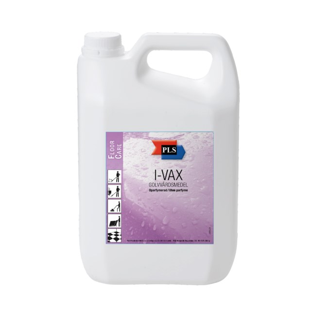 Golvvårdsmedel PLS I-Vax oparfymerad 5L - 5L - 1