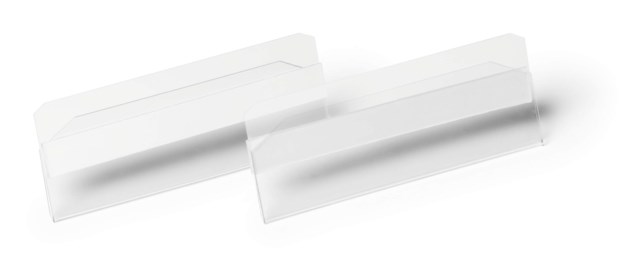 Etiketthållare självhäftande HARD COVER 100x38 mm 10st - 1