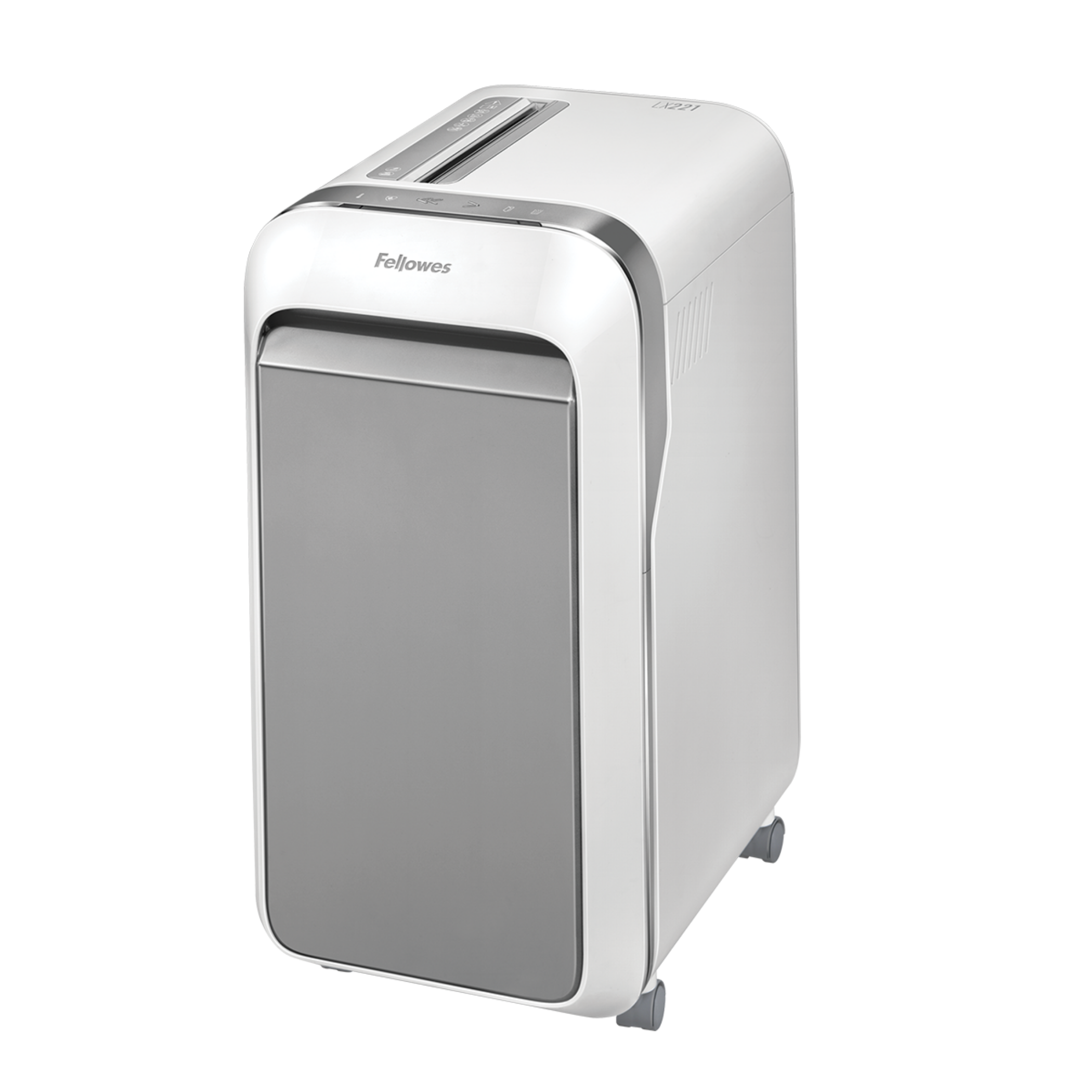 Dokumentförstörare Fellowes LX221 Mikrostrimlare P-5, vit - Kontor & Papper - Kontorsmaskiner - Dokumentförstörare