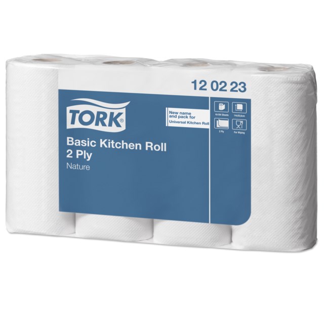 Hushållspapper Tork Basic 2-lags 26m 32rl/fp - 26m - 1