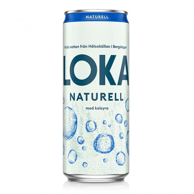 Dryck Loka Naturell 33cl burkar 20St/Förp "Sleek" - 33cl - 1