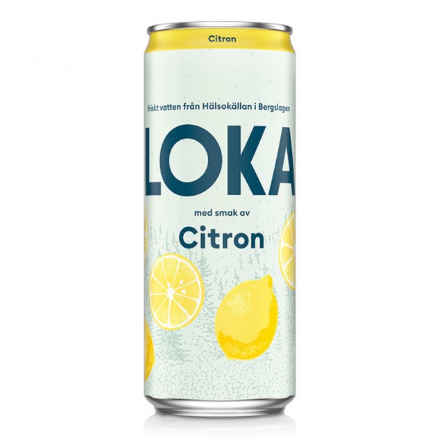 Dryck Loka Citron 33cl burkar 20St/Förp "Sleek" - 33cl - 1