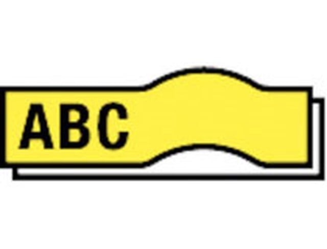 Märkt. Brother Svart/Gul 12 Mm - 12mmx7,8m - 1