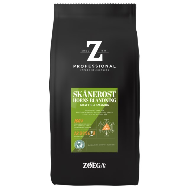 Kaffebönor Zoega Skånerost 750 g - 750g - 1