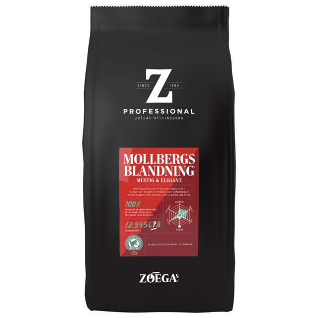 Kaffe Zoega Mollbergs Hela Bönor 750g - 750g - 1
