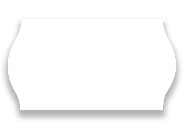 Prismärkningsetikett 26 x 16mm vit G1 - 26x12mm - 1