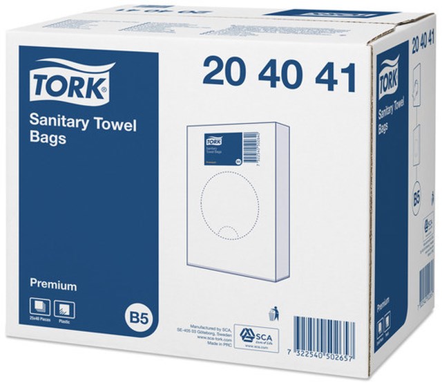 Sanitetspåse Tork B5 25st/fp - 1